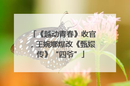 《越动青春》收官，王婉娜爆改《甄嬛传》“四爷”