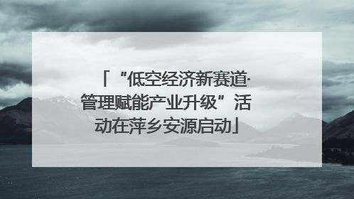 “低空经济新赛道·管理赋能产业升级”活动在萍乡安源启动