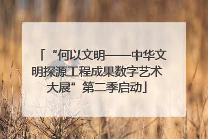 “何以文明——中华文明探源工程成果数字艺术大展”第二季启动