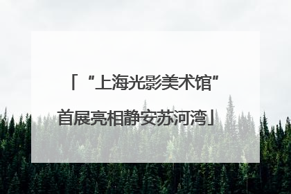 “上海光影美术馆”首展亮相静安苏河湾