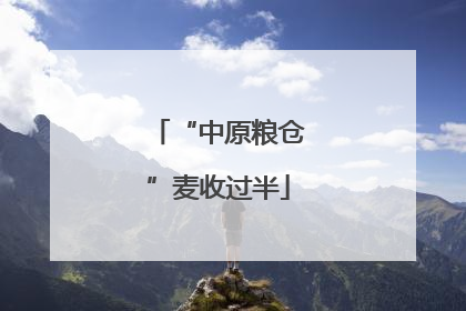 “中原粮仓”麦收过半