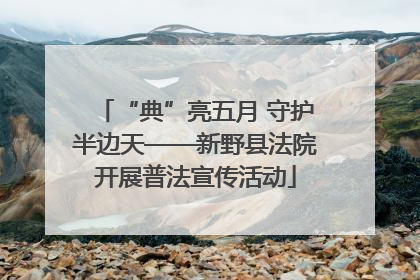 “典”亮五月 守护半边天——新野县法院开展普法宣传活动