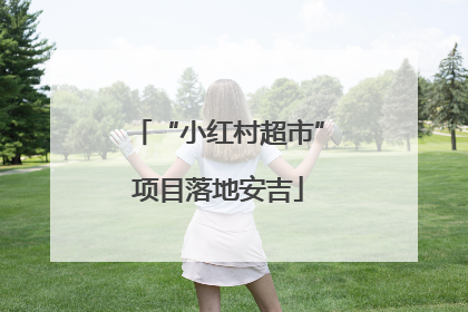“小红村超市”项目落地安吉