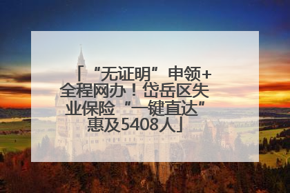 “无证明”申领+全程网办！岱岳区失业保险“一键直达”惠及5408人