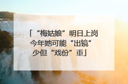 “梅姑娘”明日上岗 今年她可能“出镜”少但“戏份”重