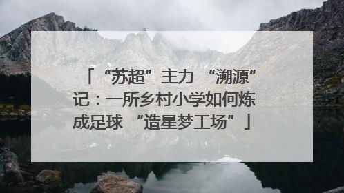 “苏超”主力 “溯源” 记：一所乡村小学如何炼成足球 “造星梦工场”