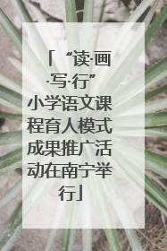 “读·画·写·行”小学语文课程育人模式成果推广活动在南宁举行