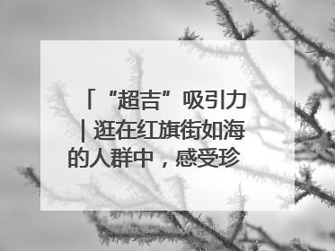 “超吉”吸引力｜逛在红旗街如海的人群中，感受珍贵的烟火气