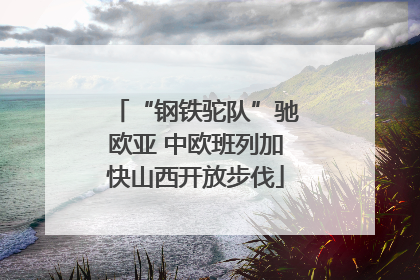 “钢铁驼队”驰欧亚 中欧班列加快山西开放步伐