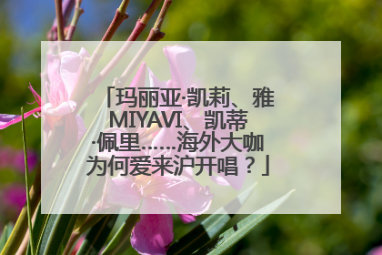 玛丽亚·凯莉、雅MIYAVI、凯蒂·佩里……海外大咖为何爱来沪开唱？