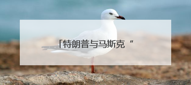 特朗普与马斯克“口水战”持续升级