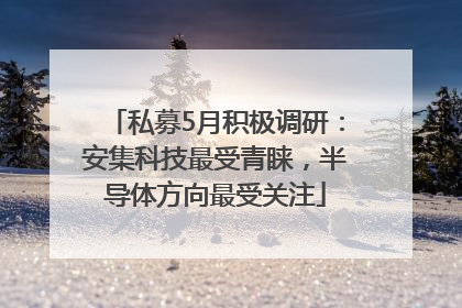 私募5月积极调研：安集科技最受青睐，半导体方向最受关注