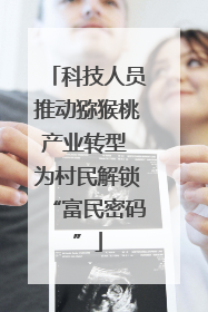 科技人员推动猕猴桃产业转型 为村民解锁“富民密码”