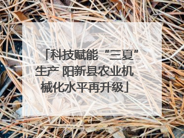 科技赋能“三夏”生产 阳新县农业机械化水平再升级