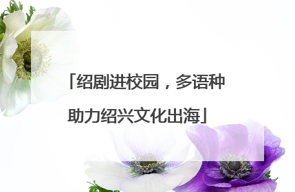 绍剧进校园，多语种助力绍兴文化出海