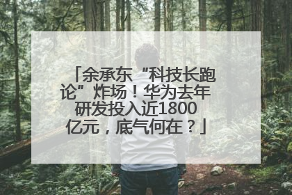 余承东“科技长跑论”炸场！华为去年研发投入近1800亿元，底气何在？
