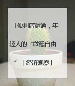 便利店调酒，年轻人的“微醺自由”｜经济观察
