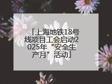 上海地铁18号线项目工会启动2025年“安全生产月”活动