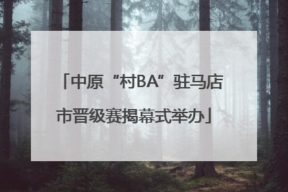 中原“村BA”驻马店市晋级赛揭幕式举办