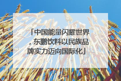 中国能量闪耀世界，东鹏饮料以民族品牌实力迈向国际化