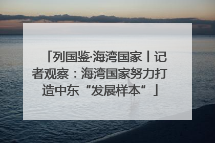 列国鉴·海湾国家丨记者观察：海湾国家努力打造中东“发展样本”