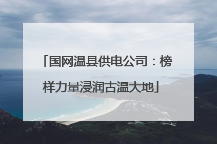国网温县供电公司：榜样力量浸润古温大地