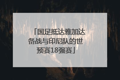 国足抵达雅加达备战与印尼队的世预赛18强赛
