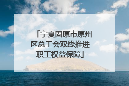 宁夏固原市原州区总工会双线推进职工权益保障
