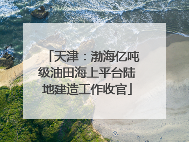 天津：渤海亿吨级油田海上平台陆地建造工作收官