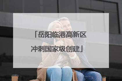 岳阳临港高新区冲刺国家级创建