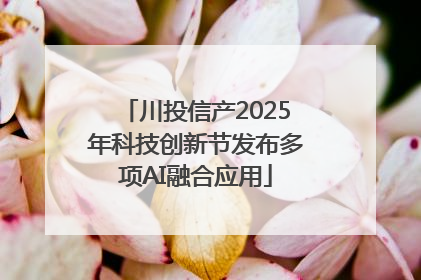 川投信产2025年科技创新节发布多项AI融合应用