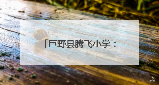 巨野县腾飞小学：无烟护航成长路 童心共筑健康梦