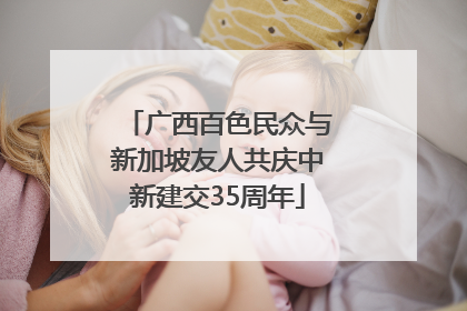 广西百色民众与新加坡友人共庆中新建交35周年