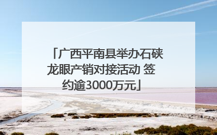 广西平南县举办石硖龙眼产销对接活动 签约逾3000万元