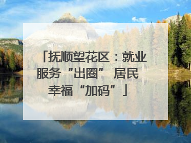 抚顺望花区：就业服务“出圈” 居民幸福“加码”