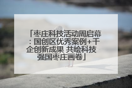 枣庄科技活动周启幕：国创区优秀案例+千企创新成果 共绘科技强国枣庄画卷