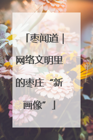 枣闻道｜网络文明里的枣庄“新画像”