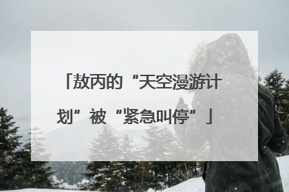 敖丙的“天空漫游计划”被“紧急叫停”