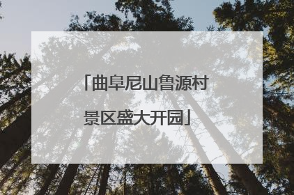 曲阜尼山鲁源村景区盛大开园