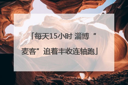 每天15小时 淄博“麦客”追着丰收连轴跑