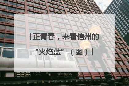 正青春，来看信州的“火焰蓝”（图）