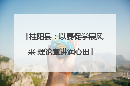 桂阳县：以赛促学展风采 理论宣讲润心田