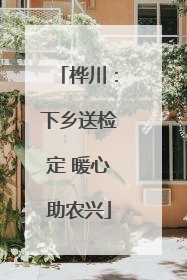 桦川：下乡送检定 暖心助农兴