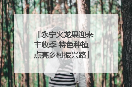 永宁火龙果迎来丰收季 特色种植点亮乡村振兴路
