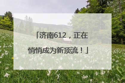 济南612，正在悄悄成为新顶流！
