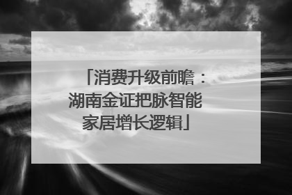 消费升级前瞻：湖南金证把脉智能家居增长逻辑