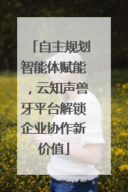自主规划智能体赋能，云知声兽牙平台解锁企业协作新价值