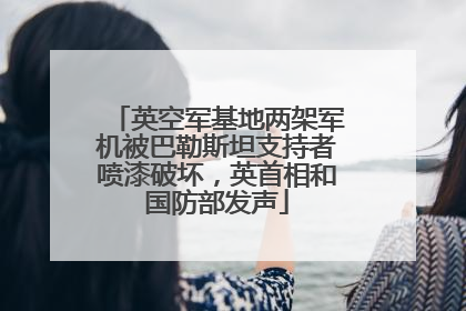 英空军基地两架军机被巴勒斯坦支持者喷漆破坏，英首相和国防部发声