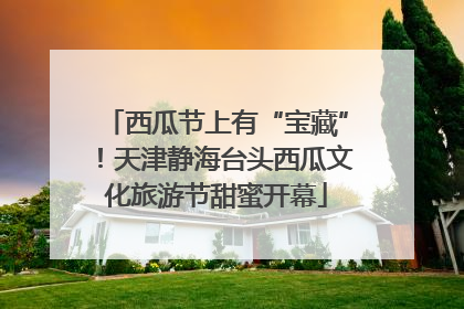 西瓜节上有“宝藏”！天津静海台头西瓜文化旅游节甜蜜开幕