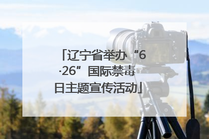 辽宁省举办“6·26”国际禁毒日主题宣传活动